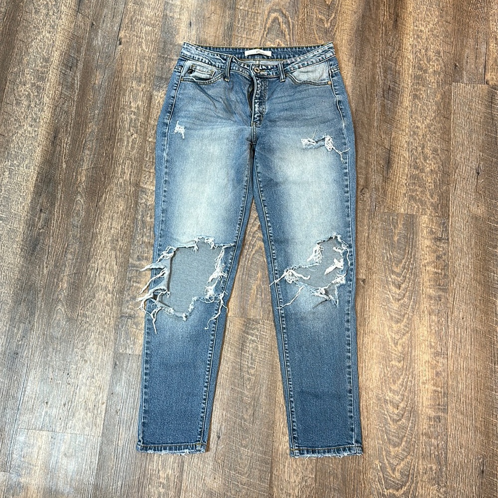 KanCan Distressed Skinny Jean (Size 26)